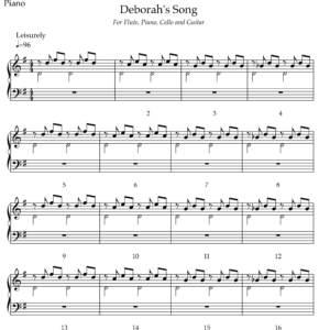 sheet music page