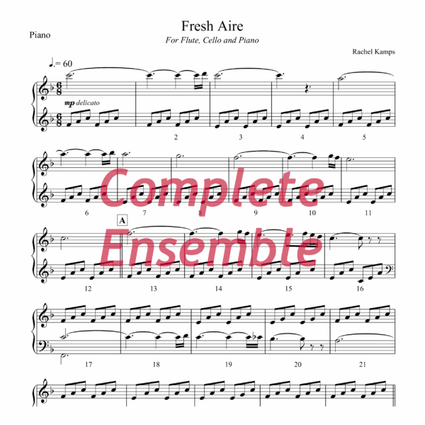 Fresh Aire Complete Ensemble pdf cover art