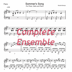 Sommer's Song Complete Ensemble sheet music cover art