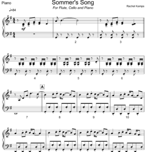 sheet music page