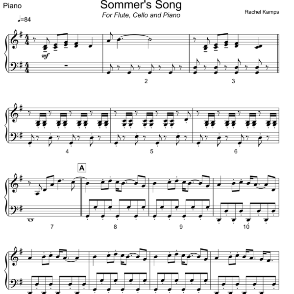 sheet music page