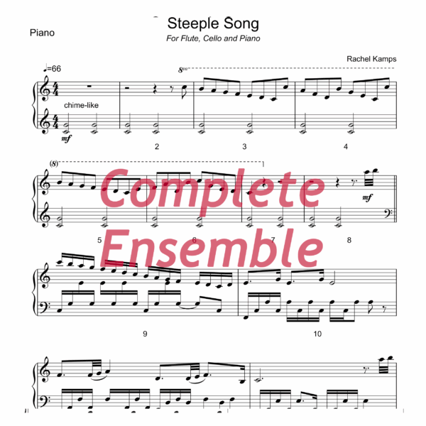 Steeple Song Complete Ensemble sheet music cover art