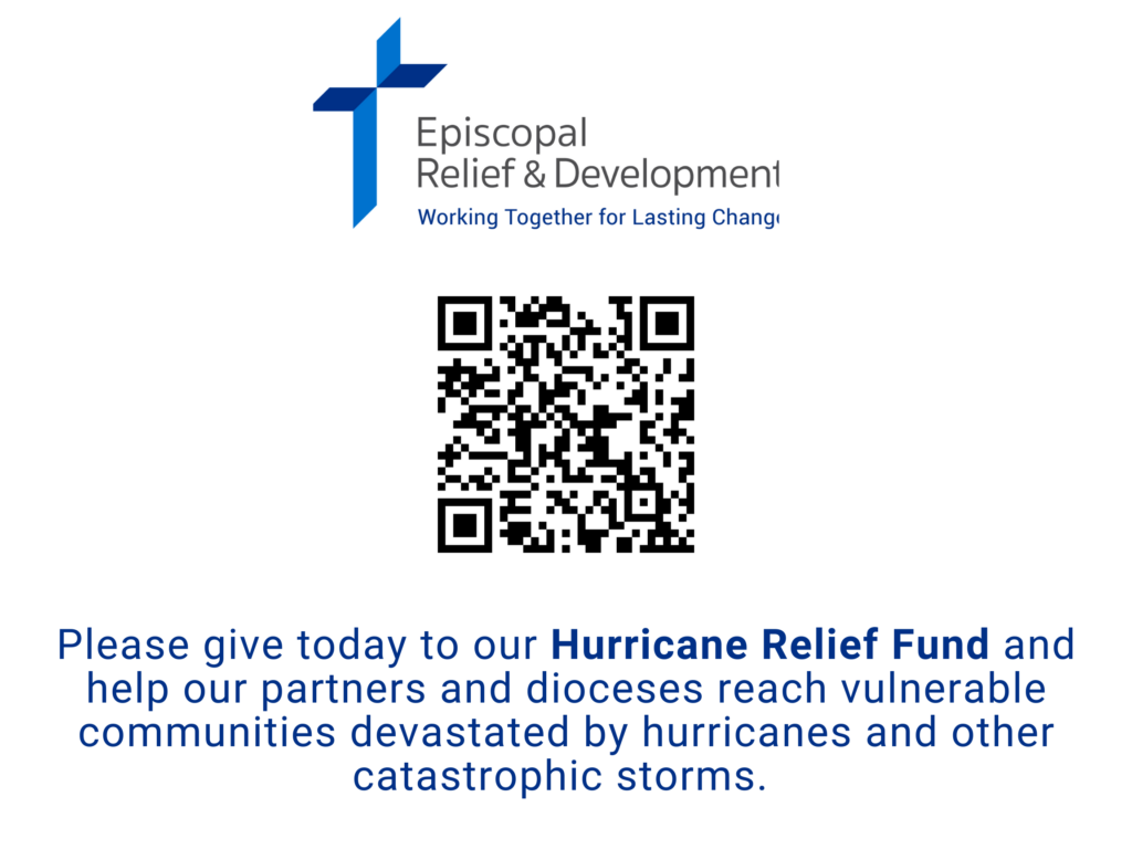 QR code Hurricane Relief Fund